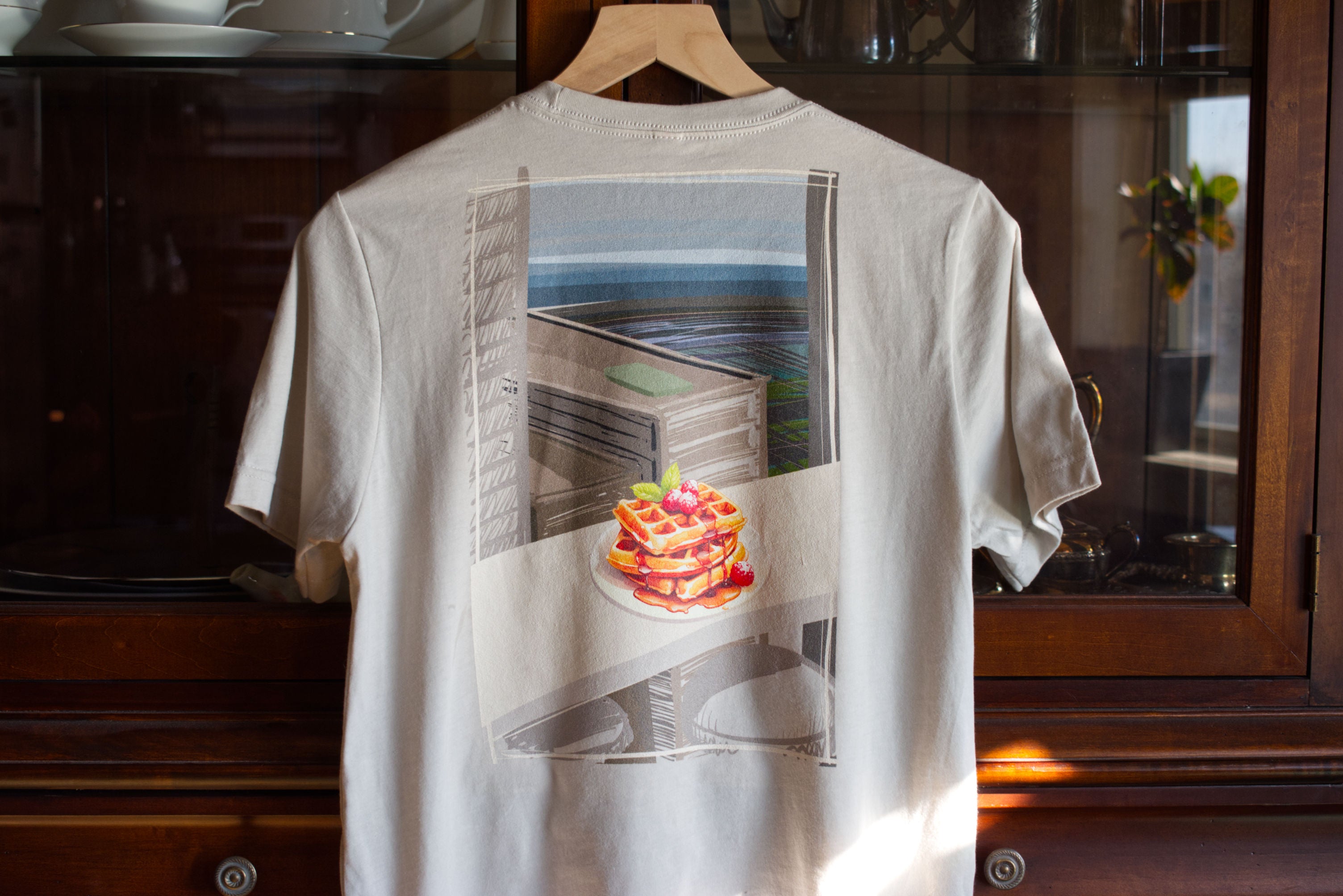 Brekky Sketch Tee - Waffle City